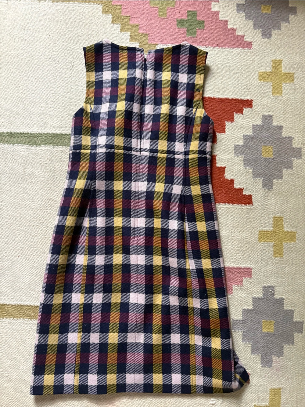 Boden British Tweed Wool Shift Dress - Picture 3 of 5